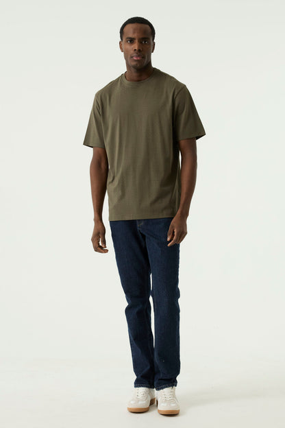 Garcia Jeans Camiseta Cuello Redondo Olive