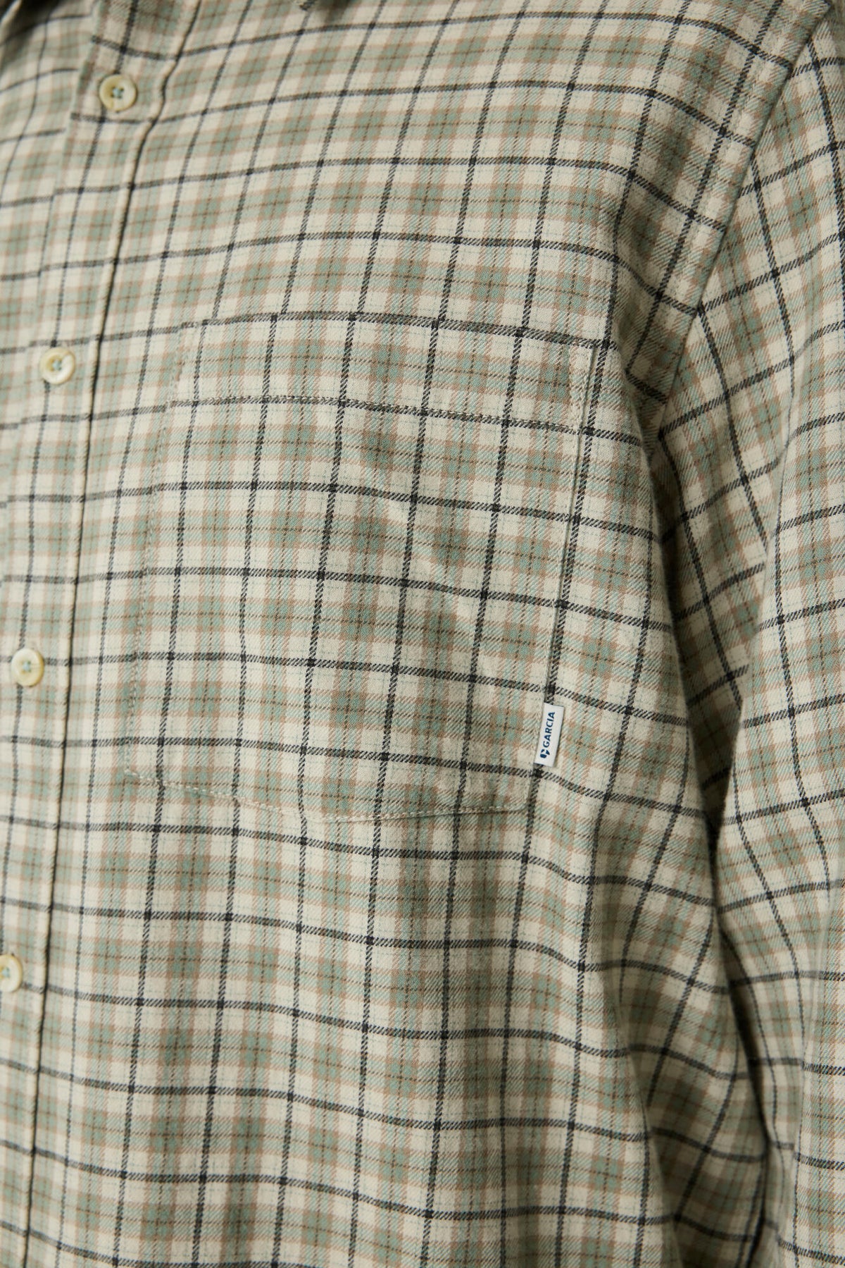 Garcia Jeans Camisa Waffle Soft Buff
