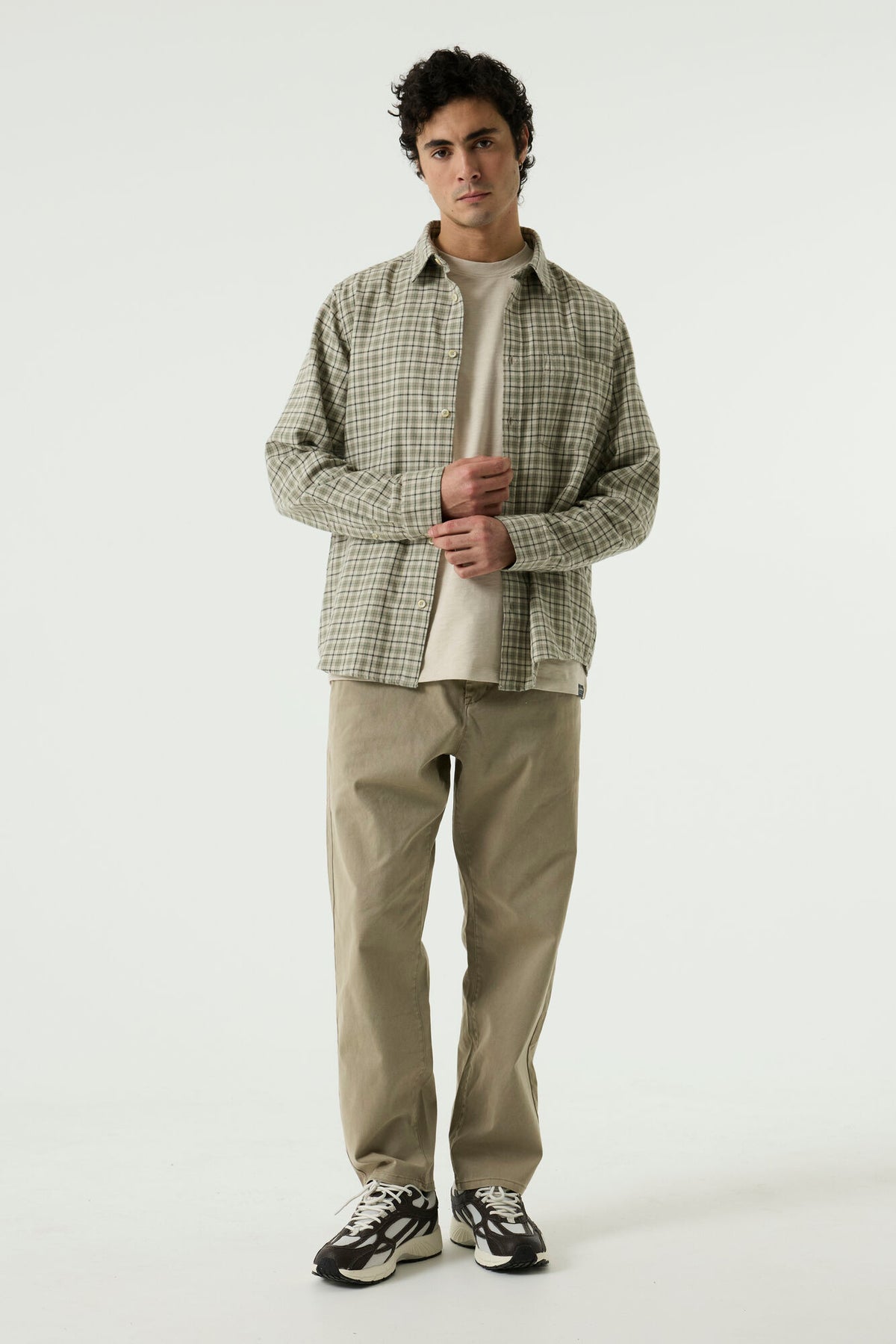 Garcia Jeans Camisa Waffle Soft Buff