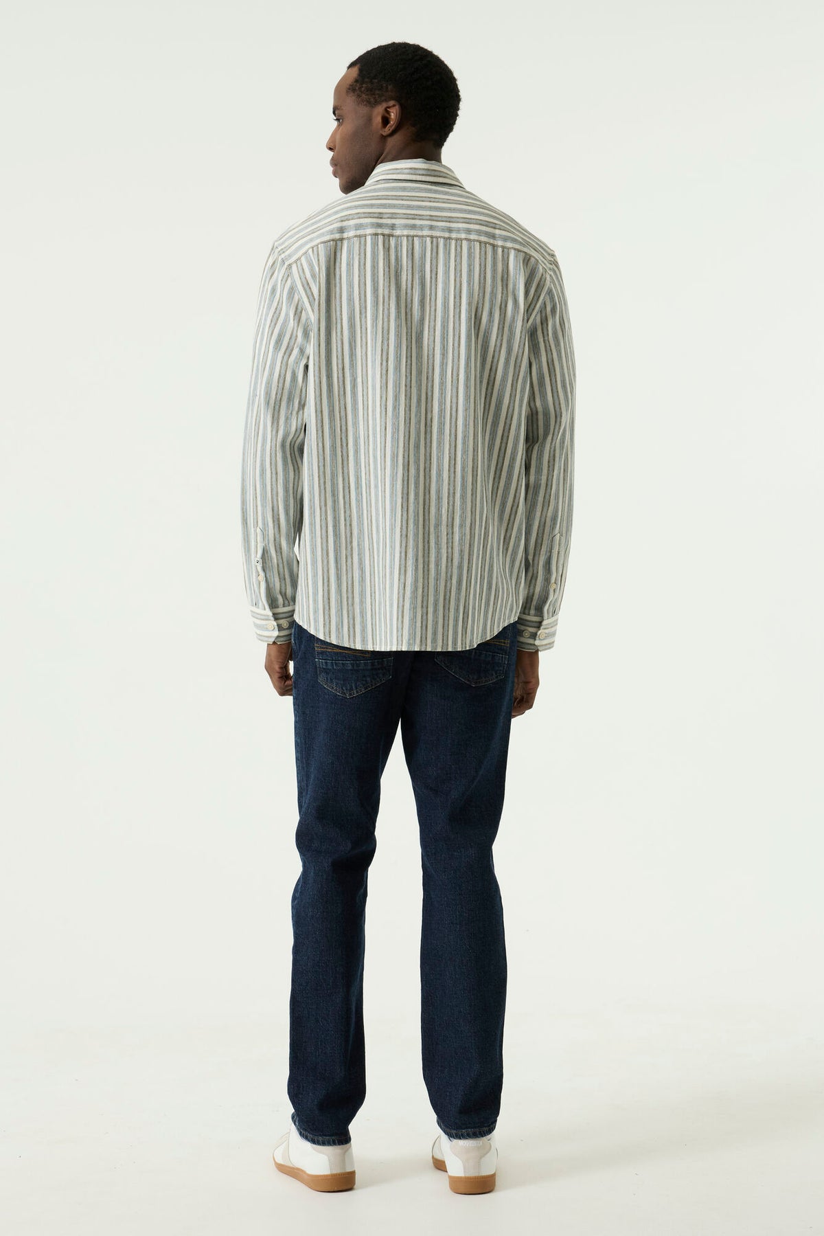 Garcia Jeans Camisa Rayas Stripe Blue