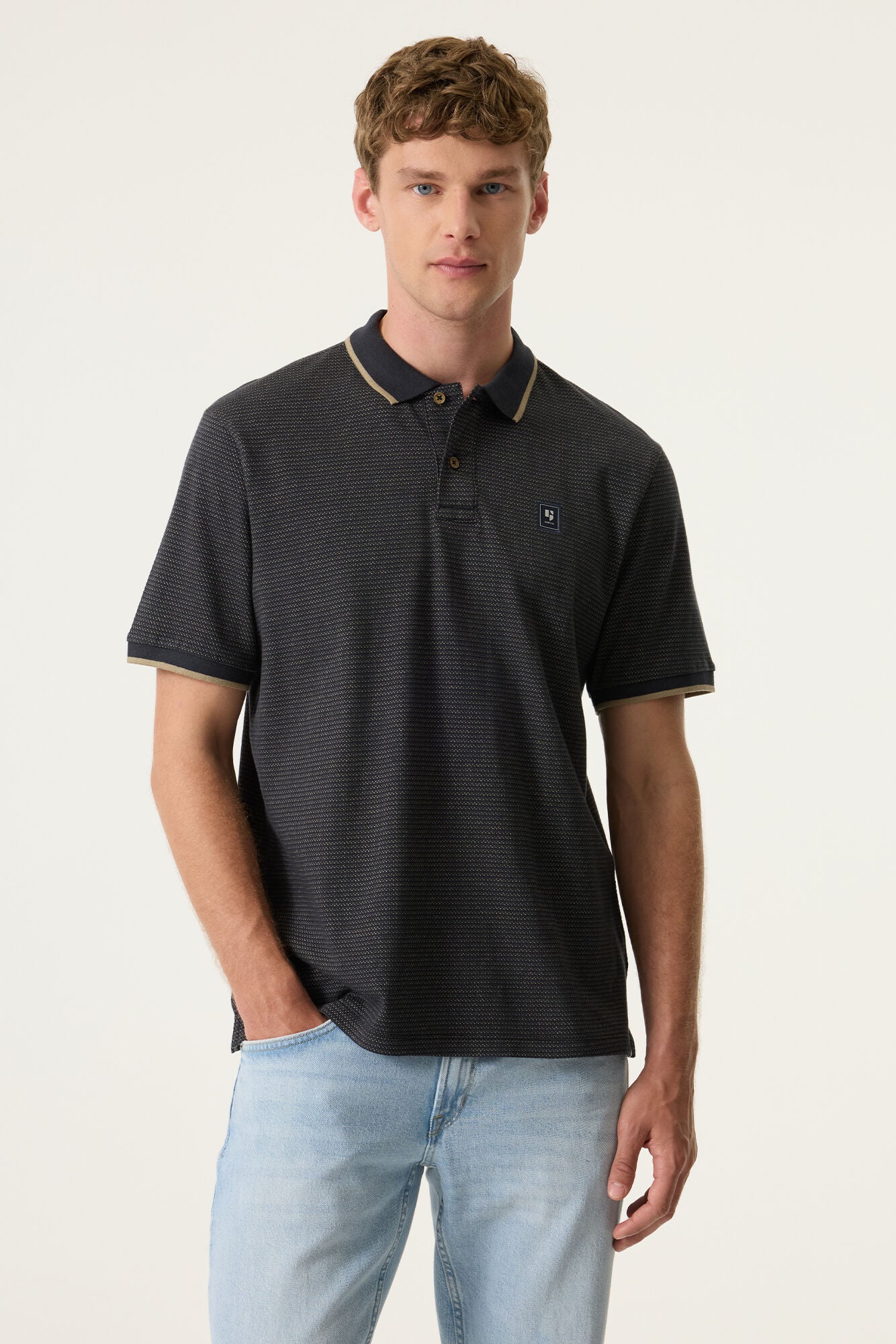 Garcia Jeans Polo Blue Graphite