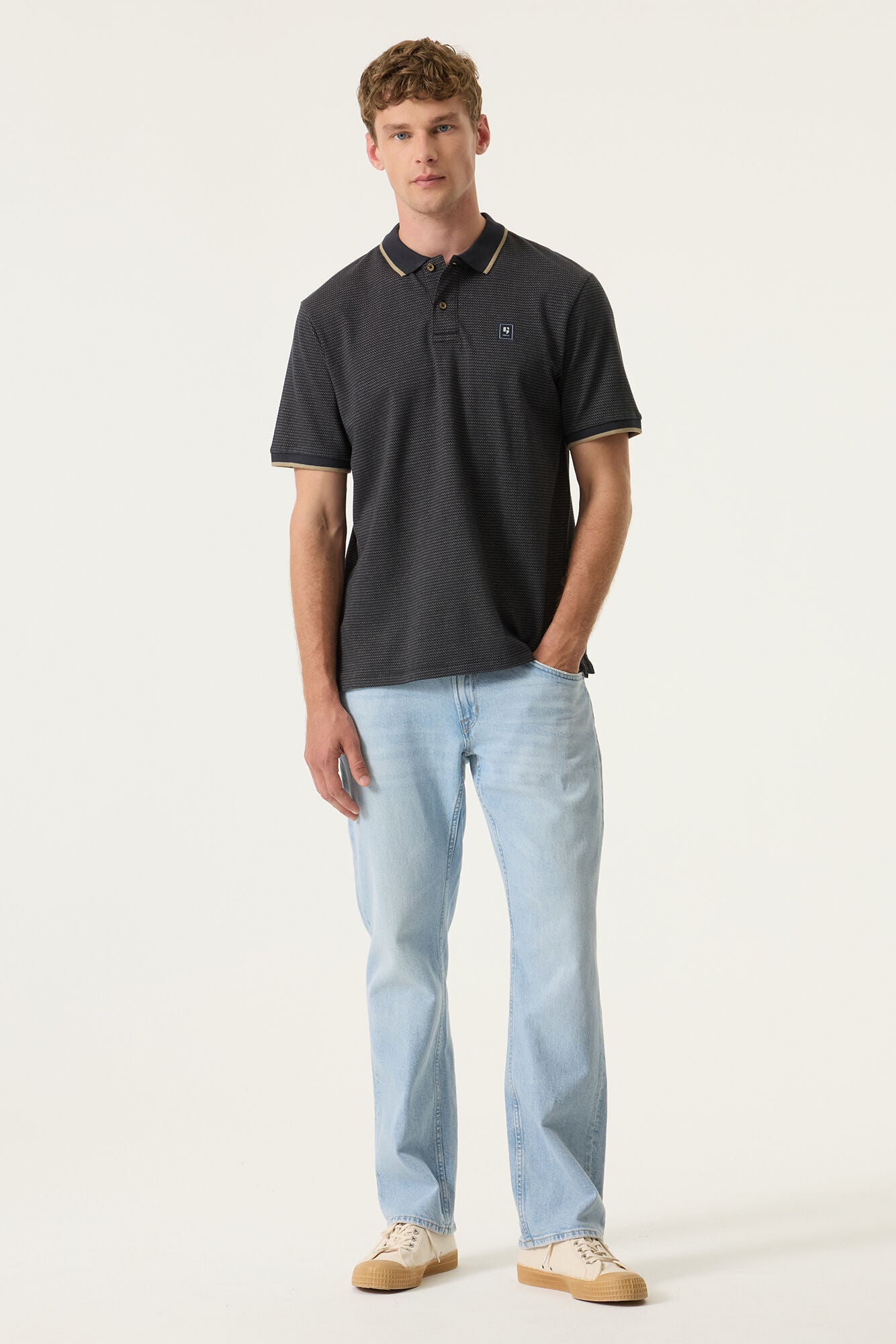 Garcia Jeans Polo Blue Graphite