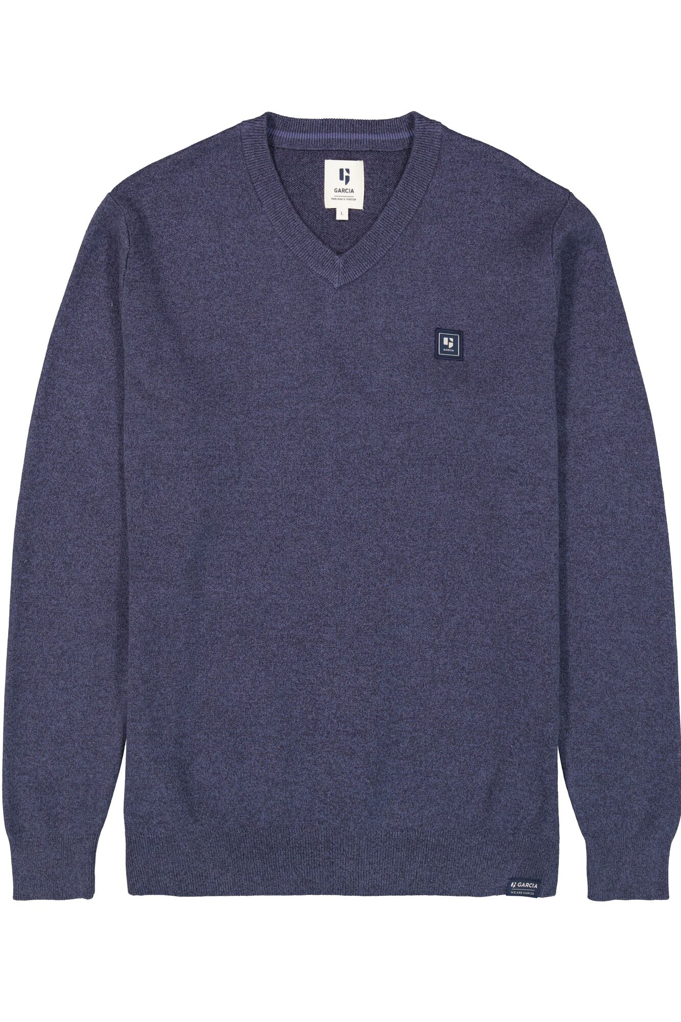 Garcia Jeans Pullover Cuello En V Deep Ink