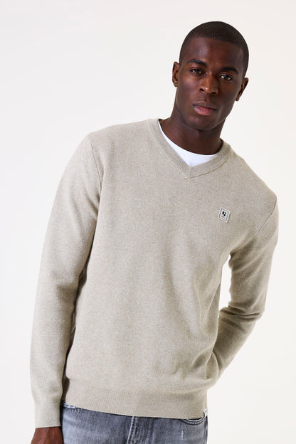 Garcia Jeans Pullover Cuello En V Vetiver
