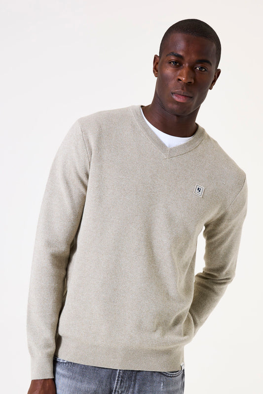 Garcia Jeans Pullover Cuello En V Vetiver