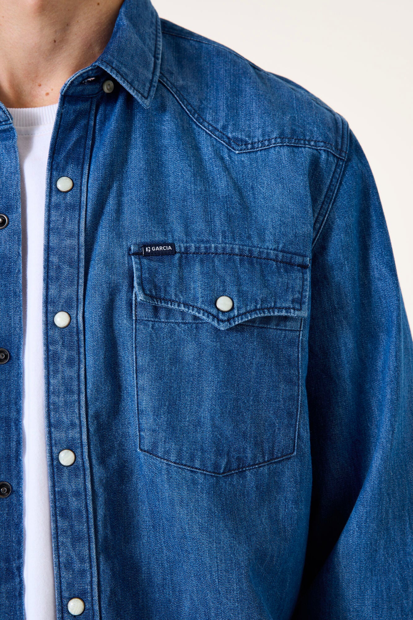 Garcia Jeans Camisa Vaquera Medium Used