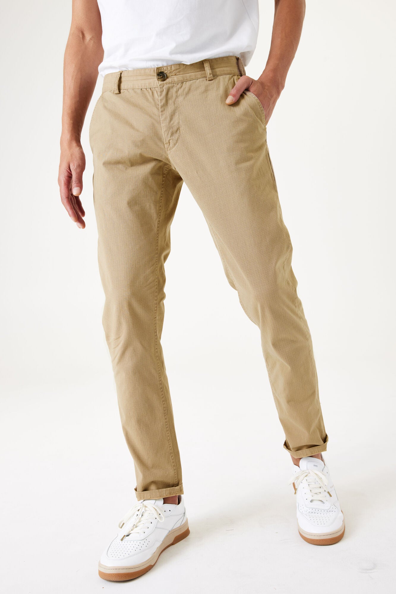 Garcia Jeans Pantalon Chino Elastico Hessian