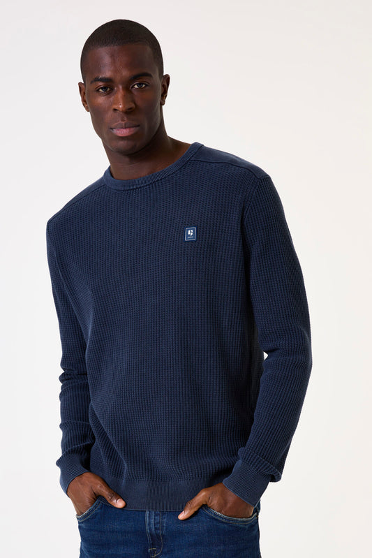 Garcia Jeans Pullover Cuello Redondo Deep Ink