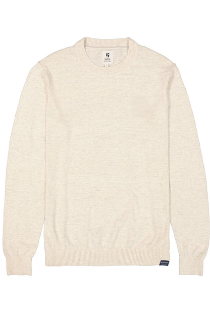 Garcia Jeans Pullover Cuello Redondo White Melee