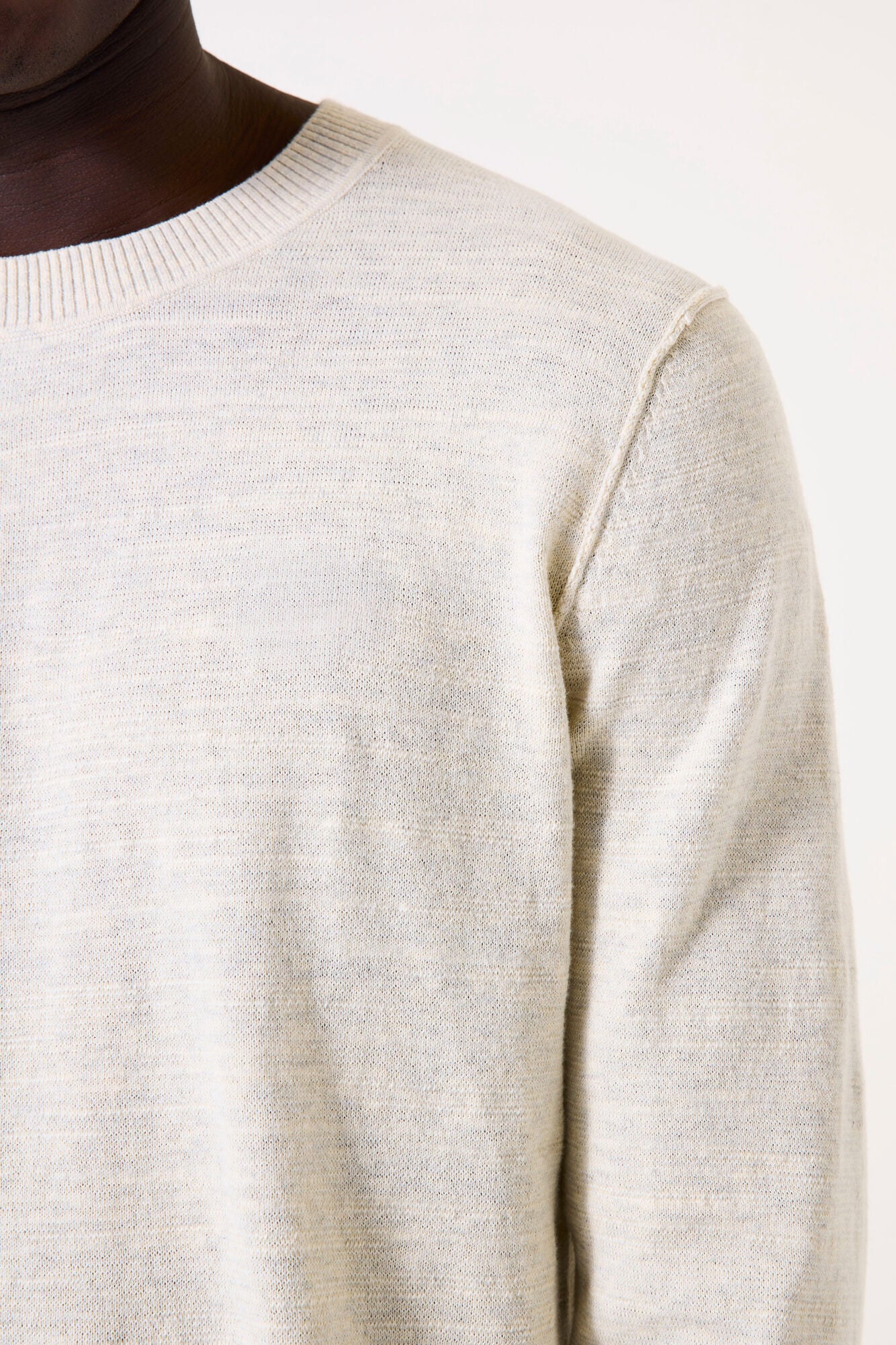 Garcia Jeans Pullover Cuello Redondo White Melee