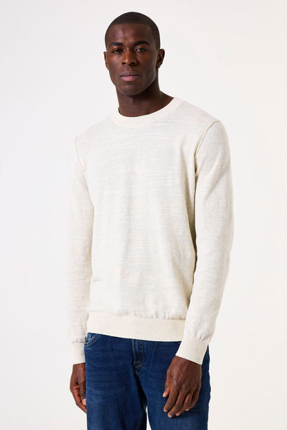 Garcia Jeans Pullover Cuello Redondo White Melee